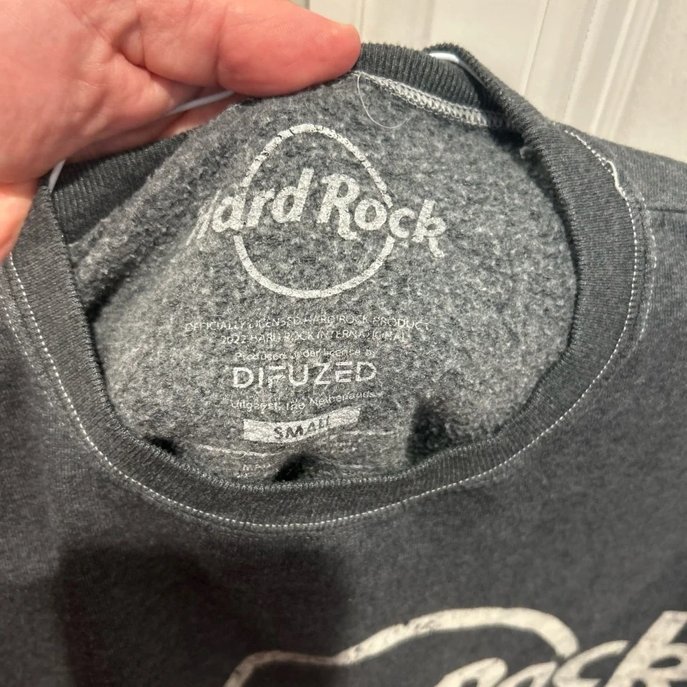 Hard Rock Cafe Gray Women’s Sweatshirt - Picture 4 of 4